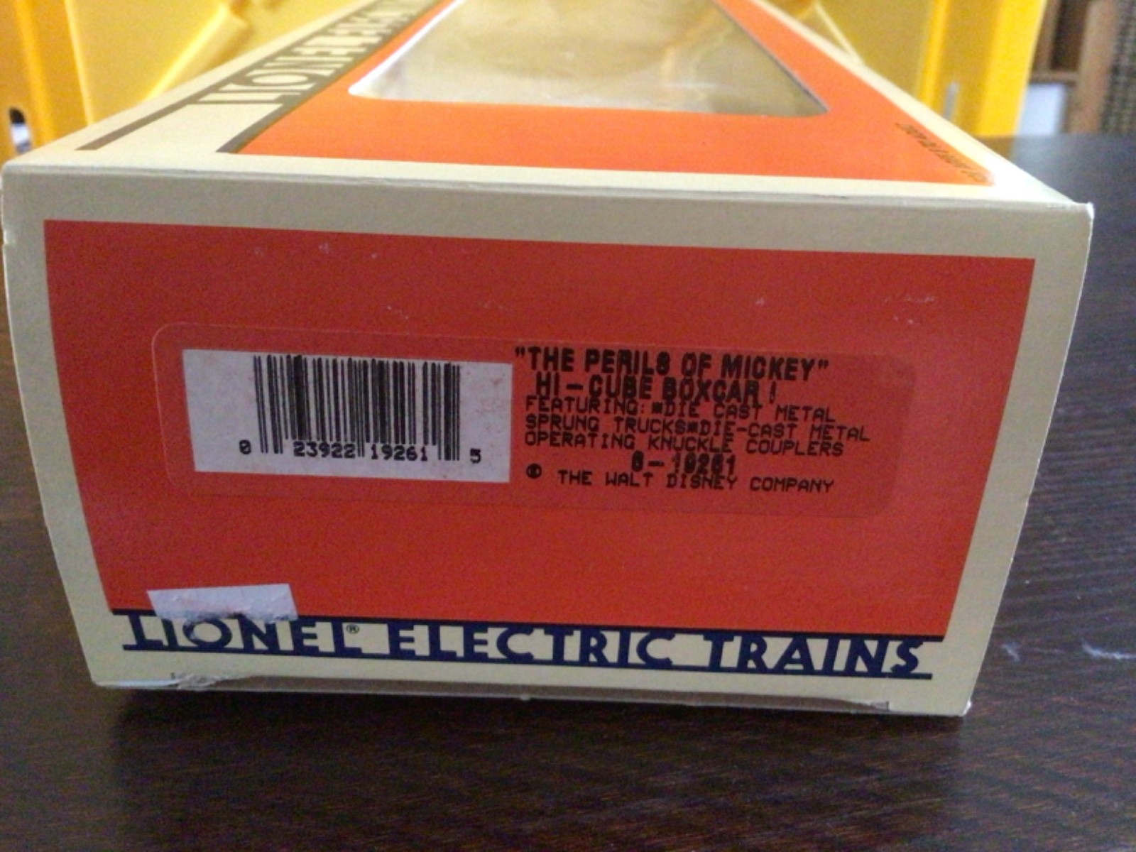 LIONEL DISNEY 1991-1996 MICKEY MOUSE EXPRESS 10 PIECE O/027-GAUGE TRAIN SET C-8