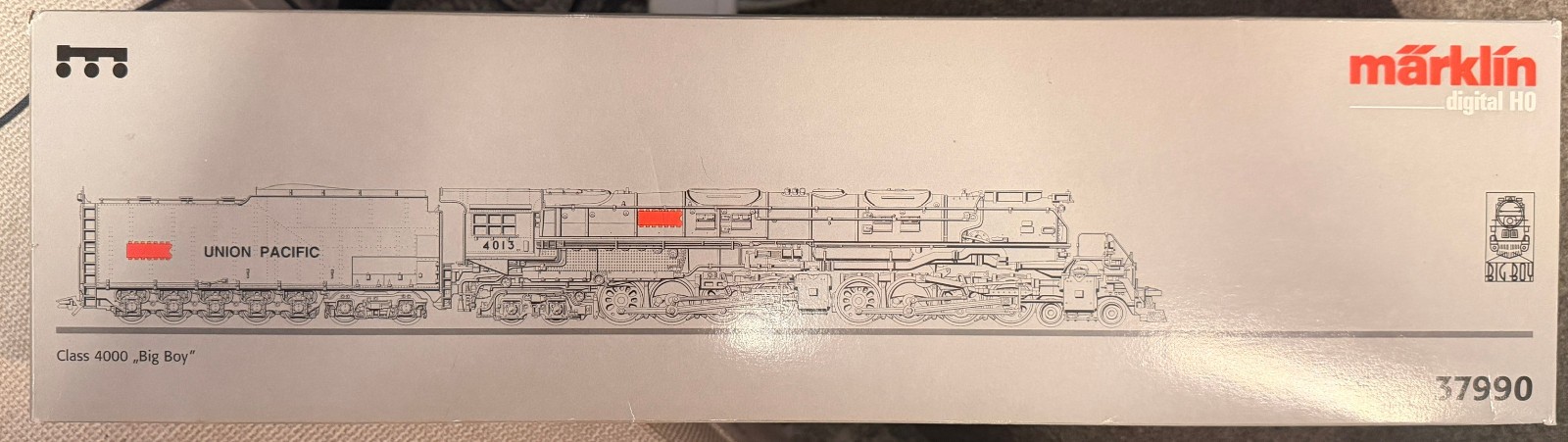 New Opened Marklin HO Scale 37990 Class 4000 Steam Locomotive Big Boy UP