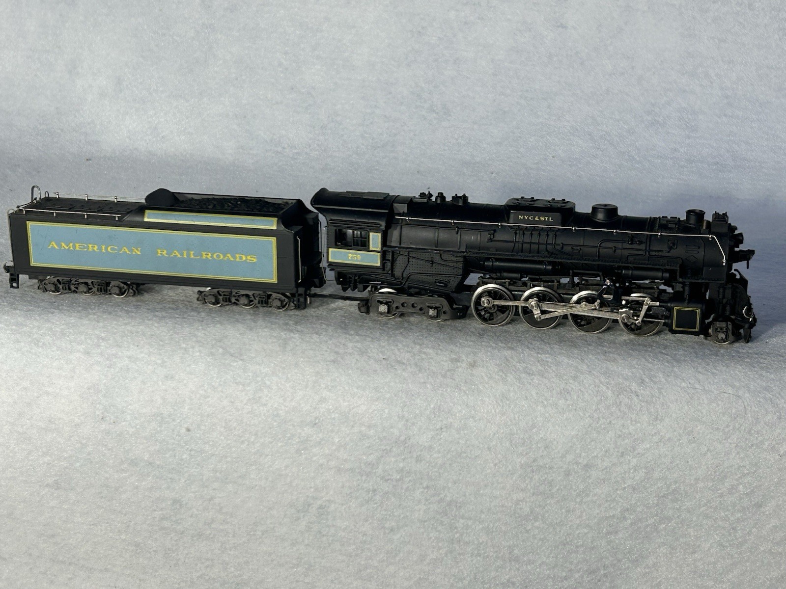 Beautiful Rivarossi NYC/StL RR 2-8-4 Berkshire Loco HO (Ex Box/Front Steps/Bell)