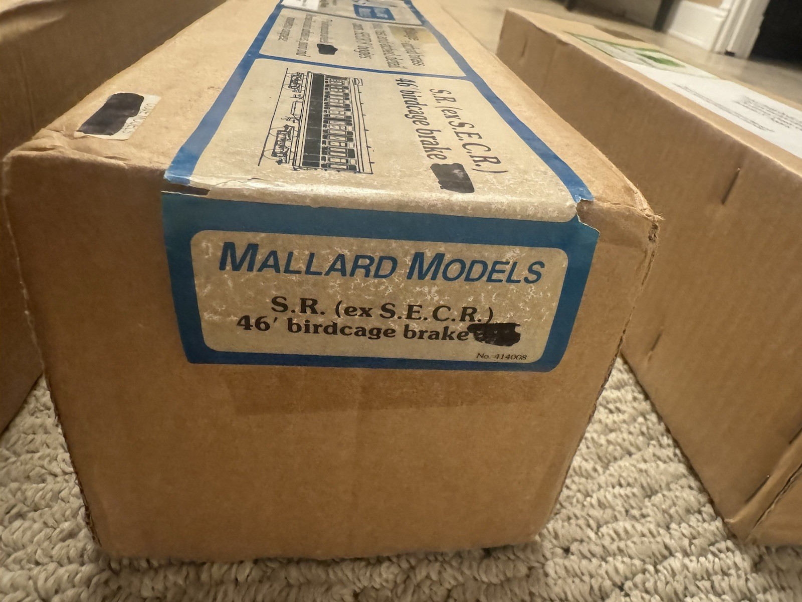 O GAUGE MALLARD Modles and BLACKSMITH MODELS S.E. & C.R./S.R. 45′ BRAKE Cars (3)