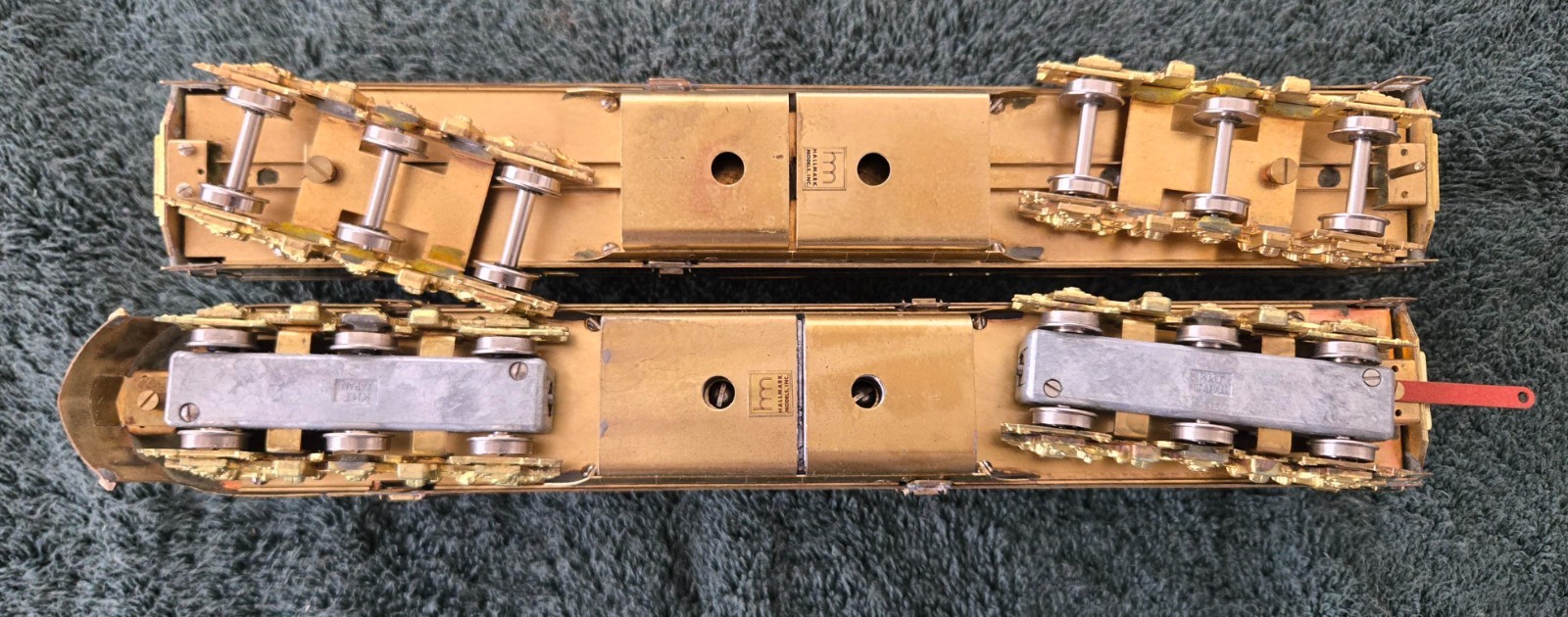 Hallmark Models HO Brass EMD E-3/6 Diesel Loco Set w/OB NO Foam Built by Kumata