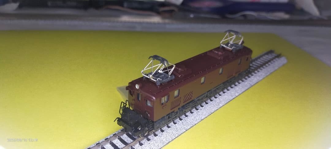 World Kogei JNR EF13-25 Brown N Gauge Electric Locomotive