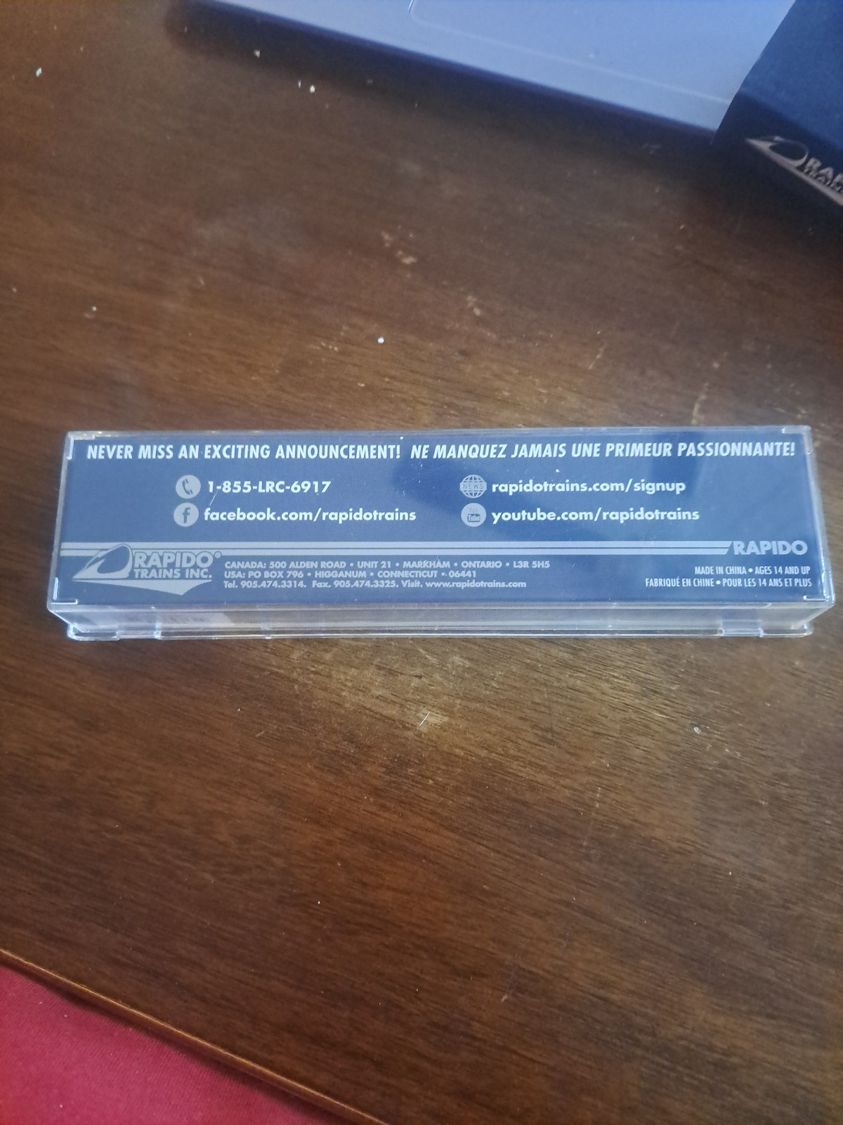 Rapido Trains 580508 VIA F40PH-2D-CANADA SCHEME DC DCC Sound 6457