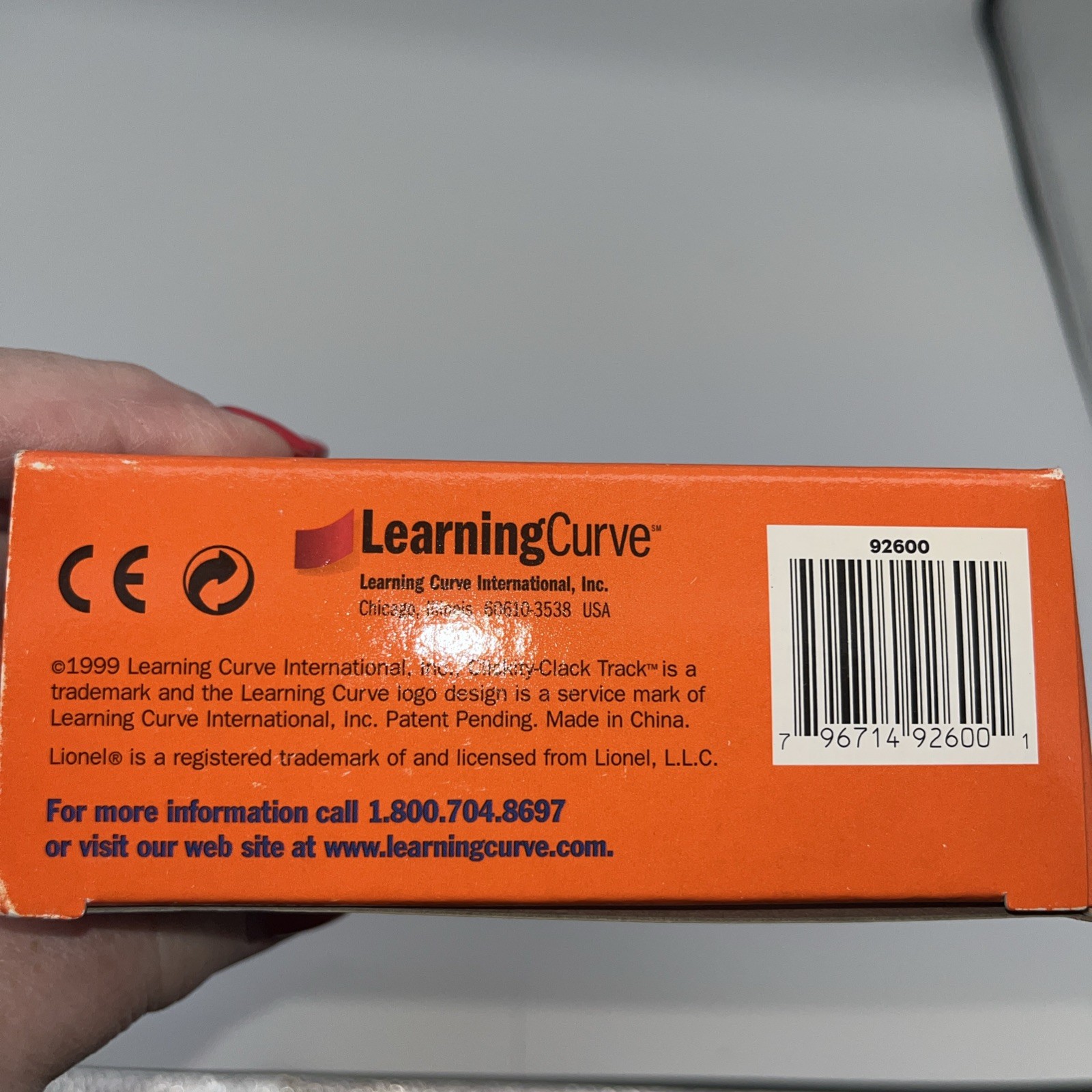 Lionel Toy Train Next Stop Coal Tender 92600 Learning Curve 1999