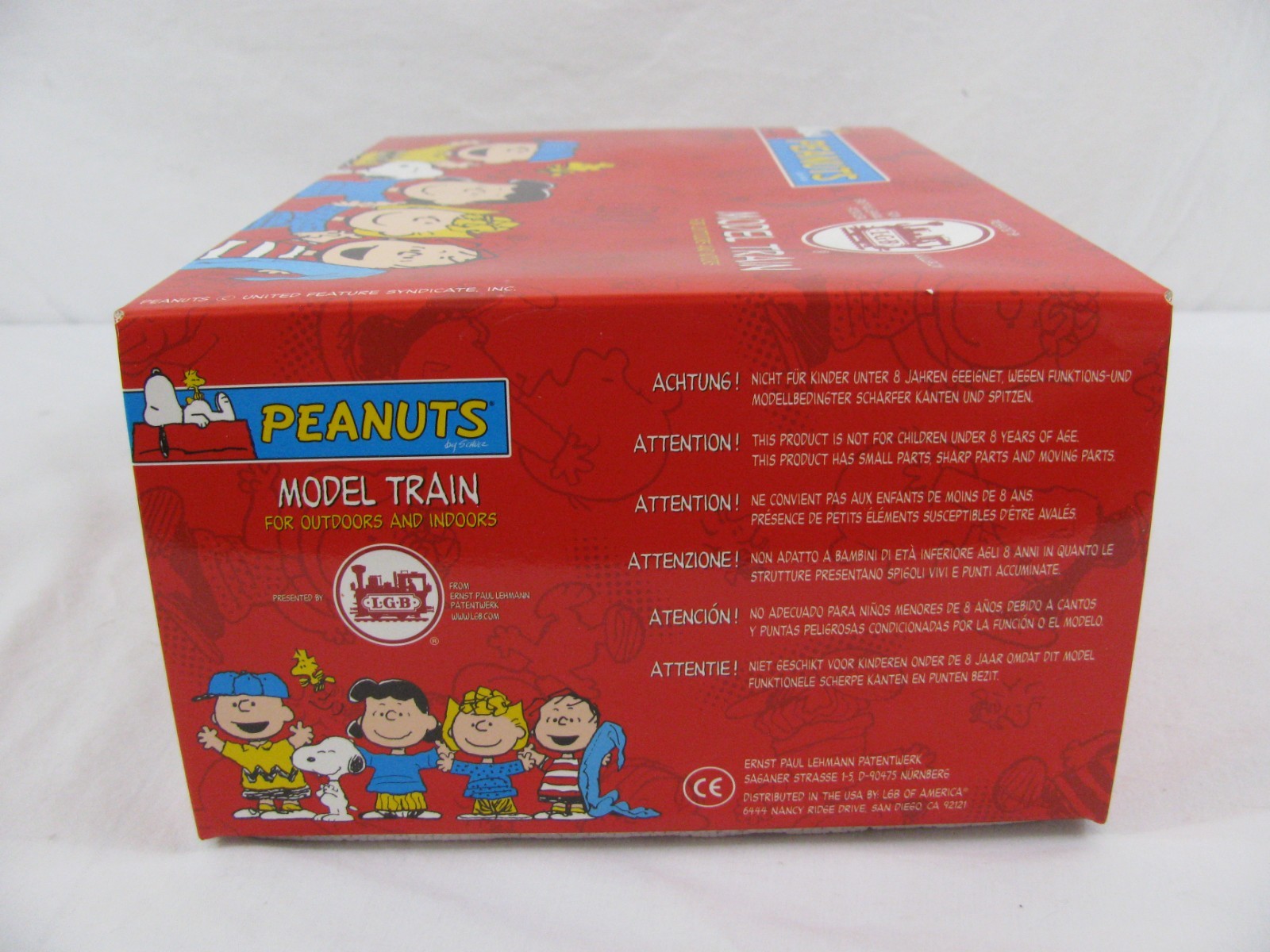 Lehmann LGB G Scale Motorized Peanuts Snoopy Flyer #24020 EX