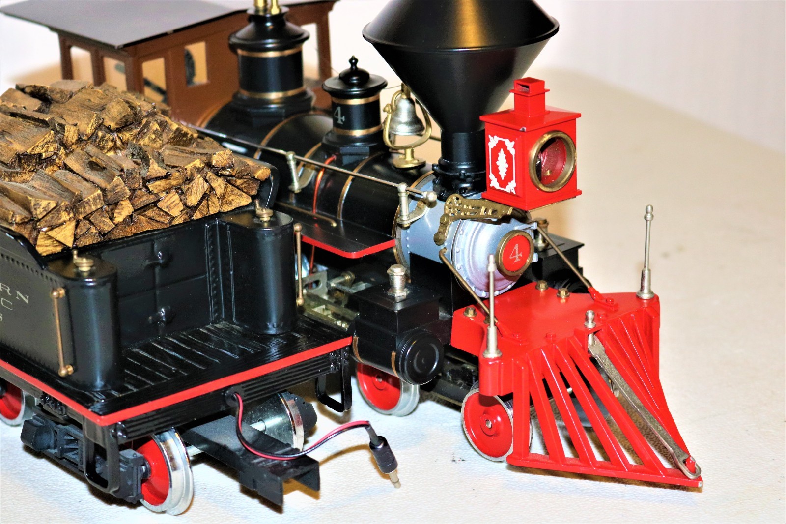 MINTISH RARE G scale Brass DELTON Southern Pacific Lines SP 4-4-0 #4 -Ser#21