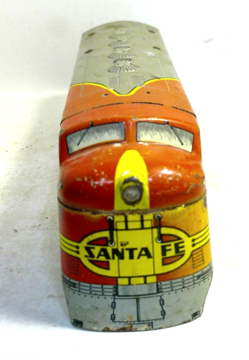 VINTAGE MARX O GAUGE TIN SANTA FE #21 DIESEL “A” UNIT SHELL