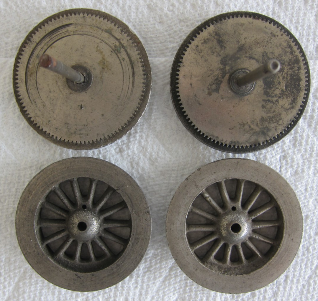 LIONEL STANDARD GAUGE ORIGINAL EARLY STEAM LOCO DRIVE WHEELS, GEARS, AXLES!