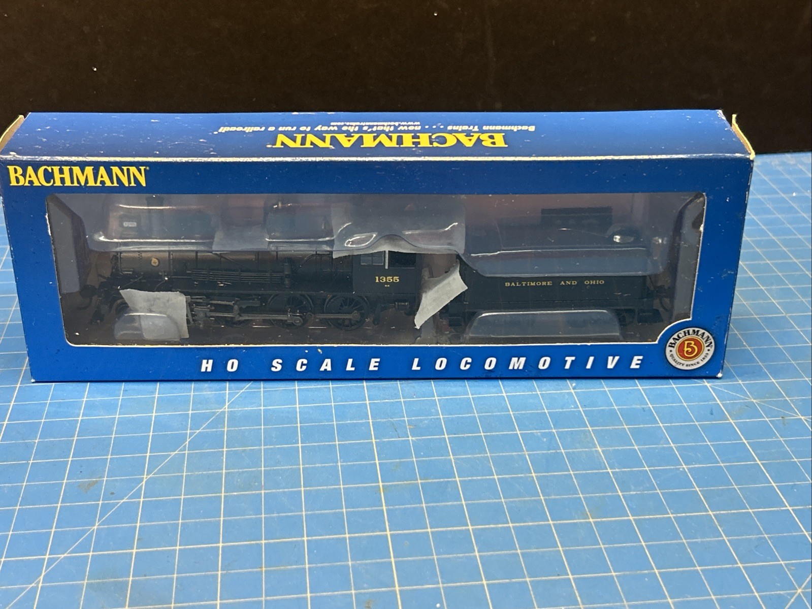 Bachmann Baltimore & Ohio Baldwin 4-6-0 Steam Loco #1355 52207 HO Scale Tested