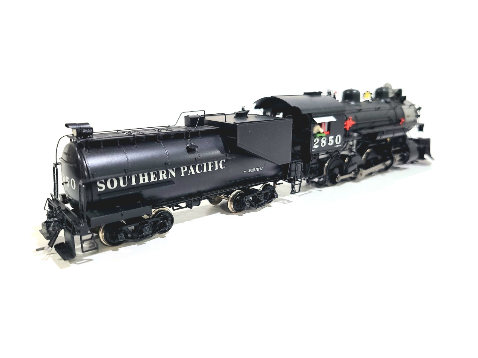 Challenger CIL Boo-Rim SP C-10 2-8-0 Southern Pacific Plow 2850 HO Brass #2518.1