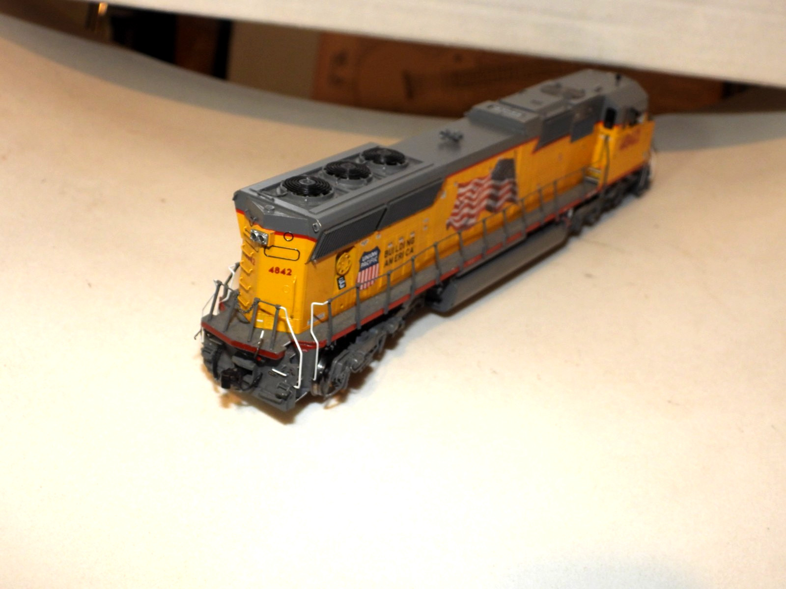 Overland OMI UP SD70M Union Pacific Flared Radiators #4842 HO Brass #087010039.1