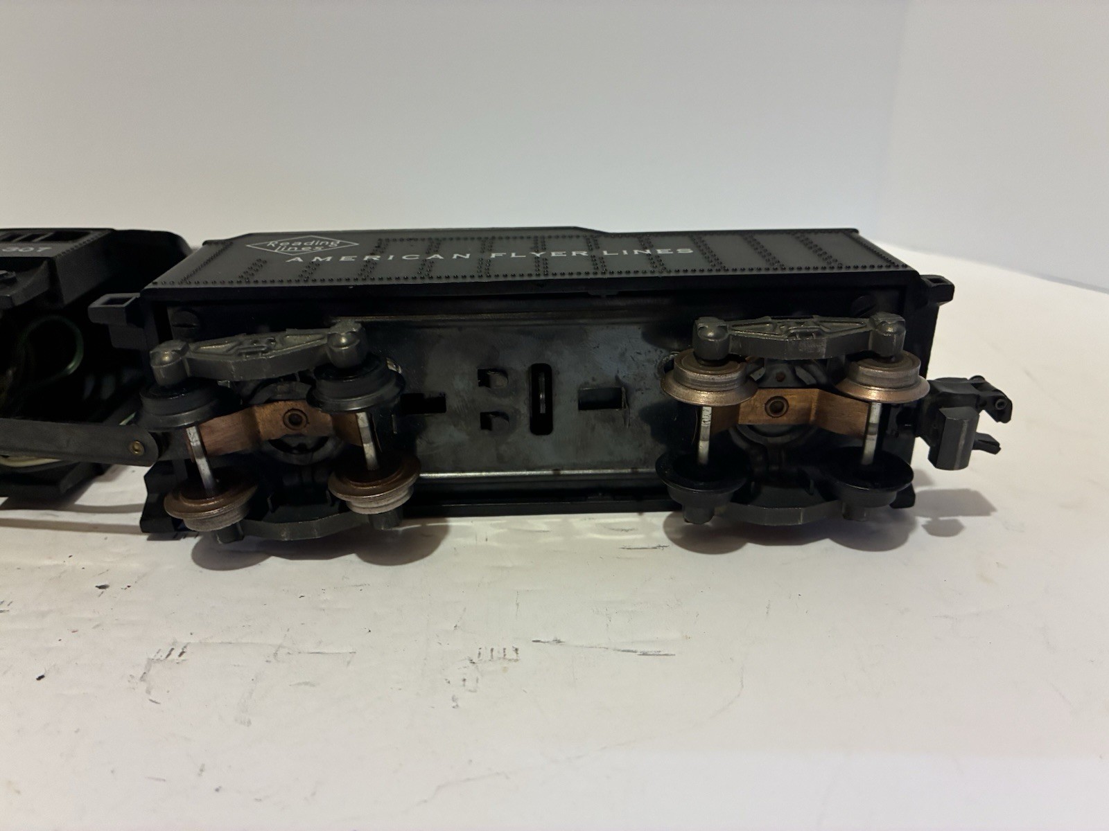 American Flyer #307 Locomotive And Tender. Tested See Description. Runs Good.