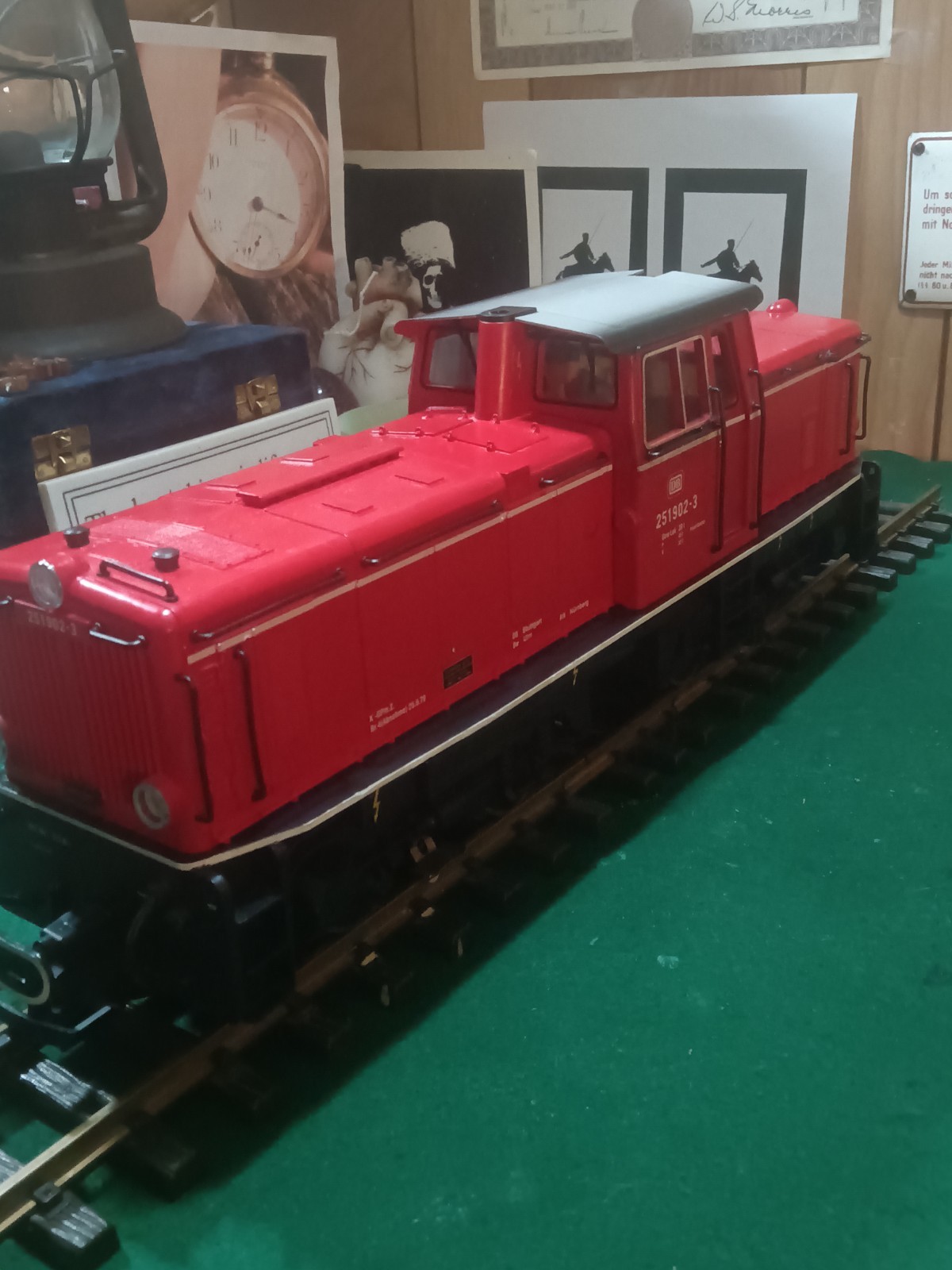 LGB G scale diesel locomotive German Federal Railway Deutsche Reich Bahn No Box