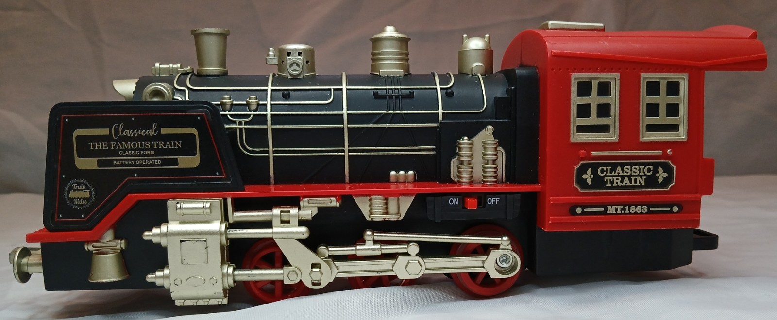 Hot Bee Classic Train Toys Steam Locomotive Engine Only MT.1863 The Famous Train