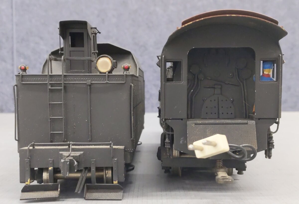 KTM Scale Mo. O Brass PRR 2-Rail 2-8-2 L-1 Steam Locomotive w/ Tender- Painted