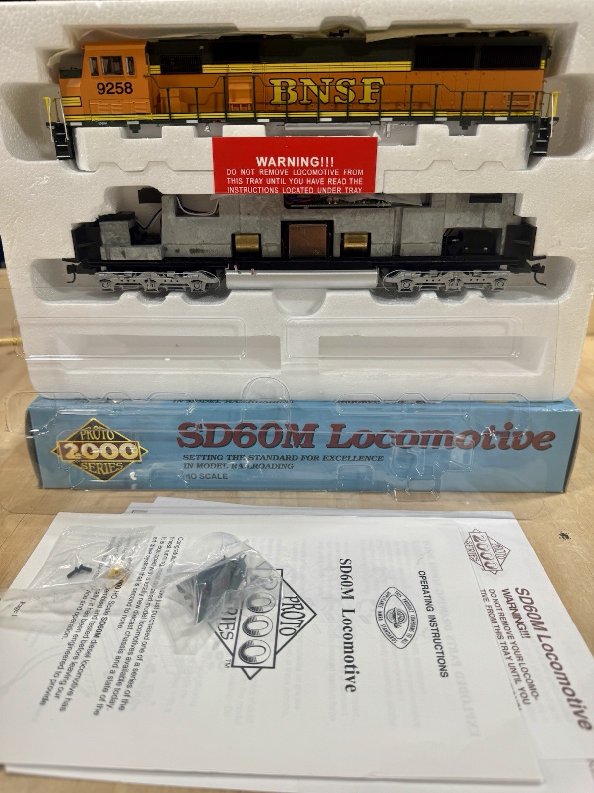 Proto 2000 30173 HO SD60M BNSF #9258 DCC Ready New