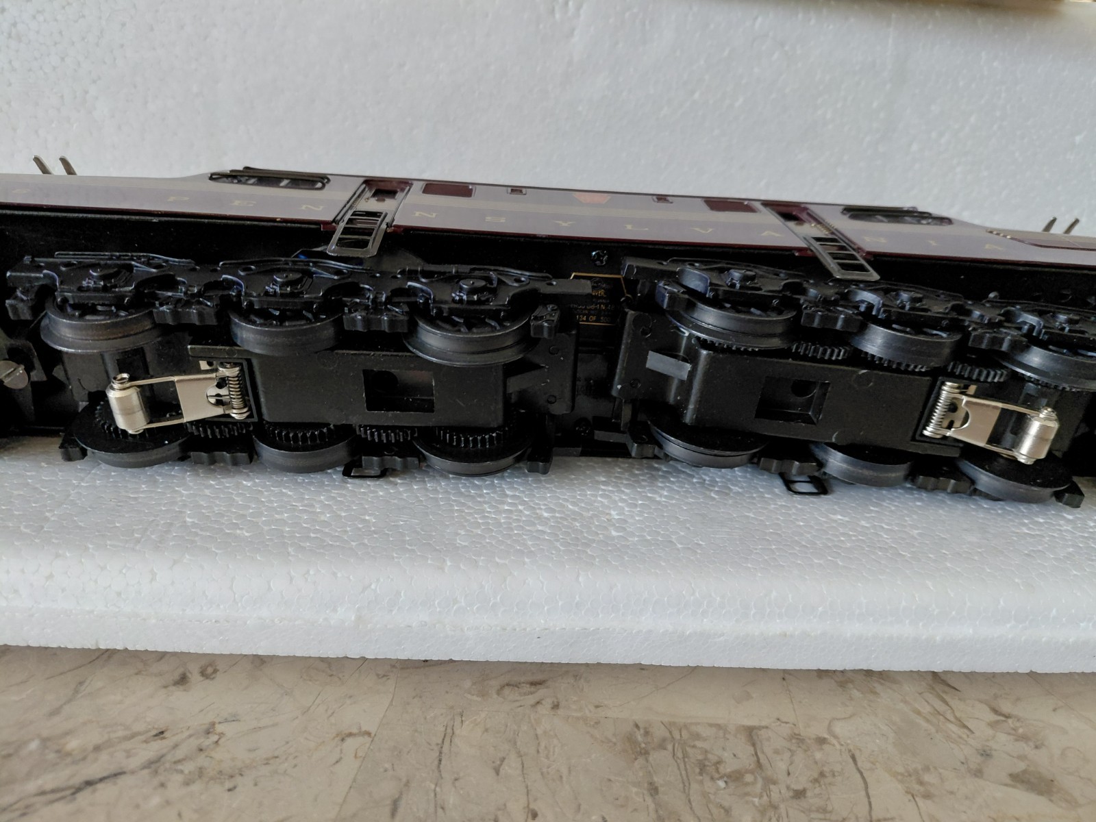 Weaver 3 Rail PRR Pennsylvania Tuscan Red O Scale Brass GG-1 Electric Locomotive