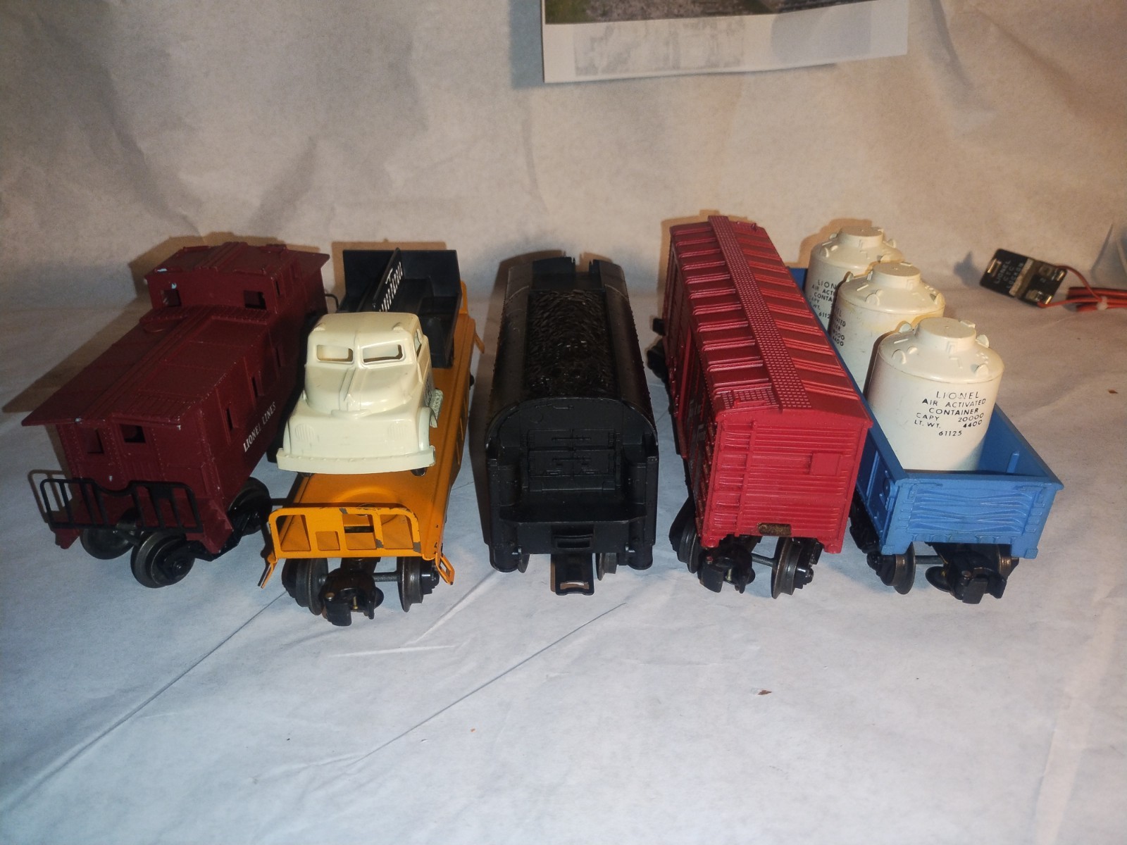 Lionel 1590 Set From 1958 Locomotive 249 & Tender 4 Car Freight Set W/ Boxes