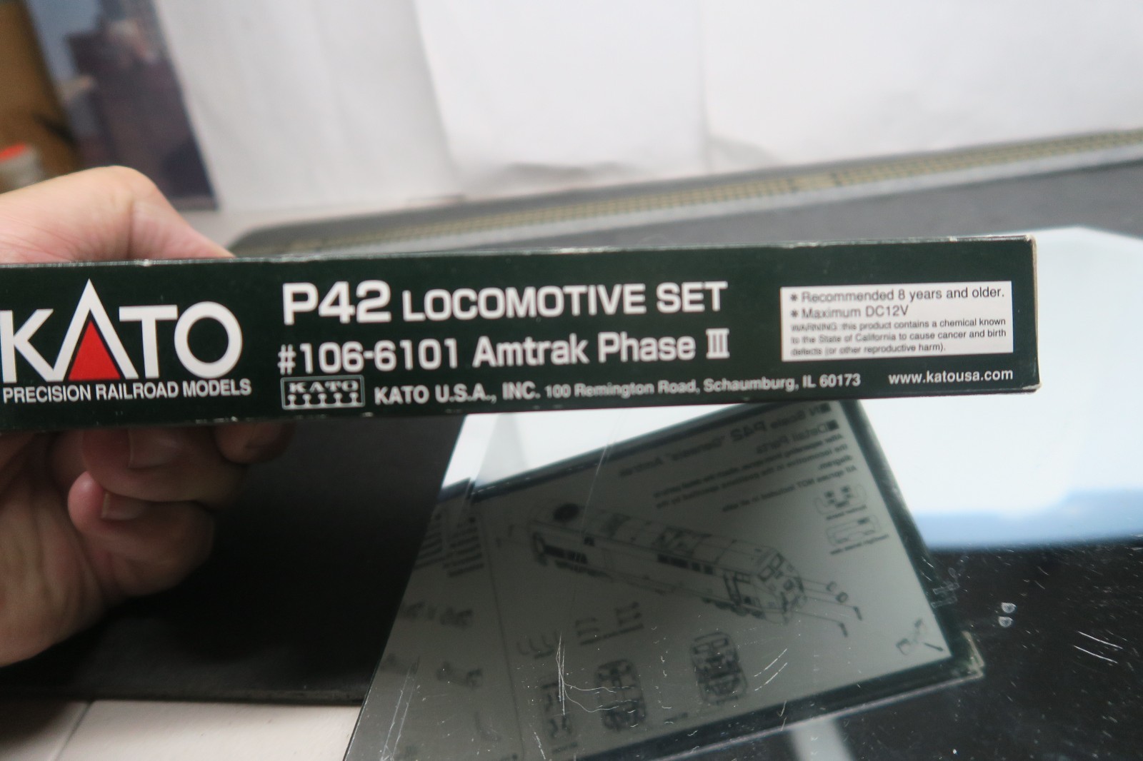 KATO N SCALE 106-6101 AMTRAK P42 LOCOMOTIVE SET PHASE 3 #34 & #94 GENTLY USED!
