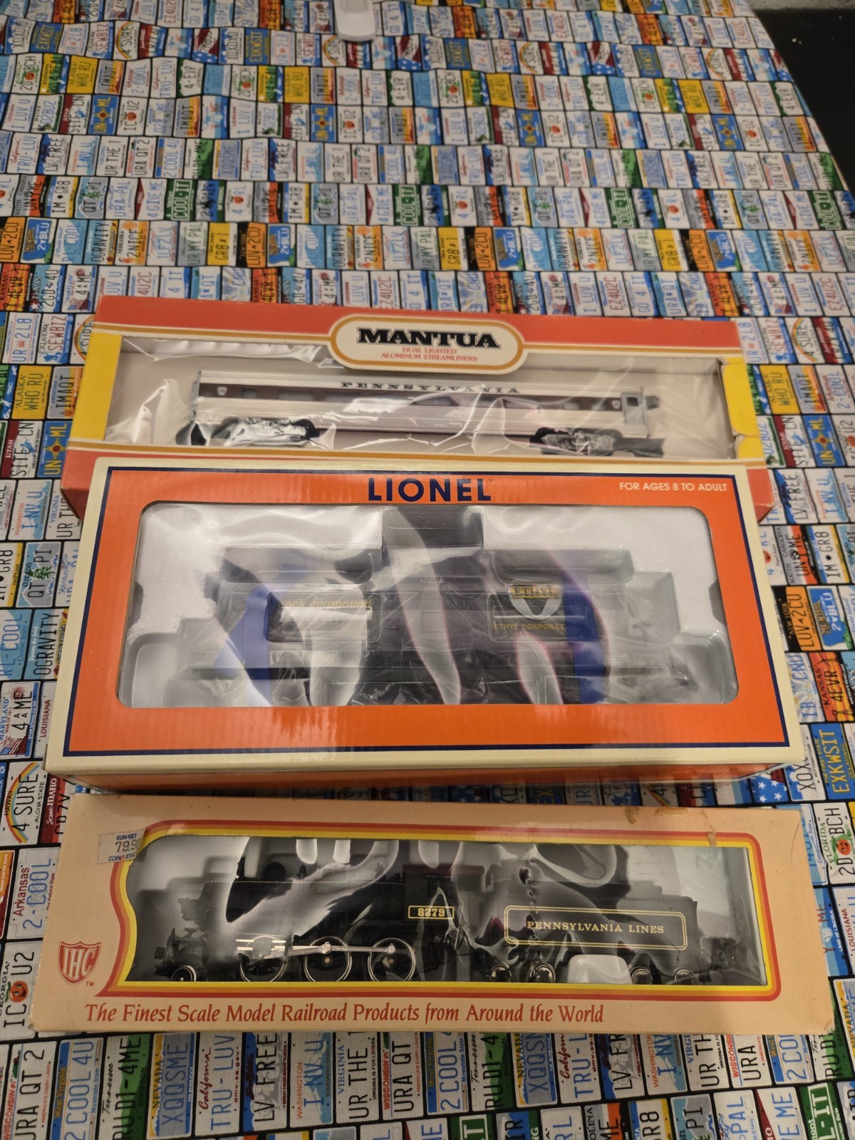 M511 2-6-0 Mogul Mantua 223-20 Lionel Ethyl Tankcar Car Lot Of 3