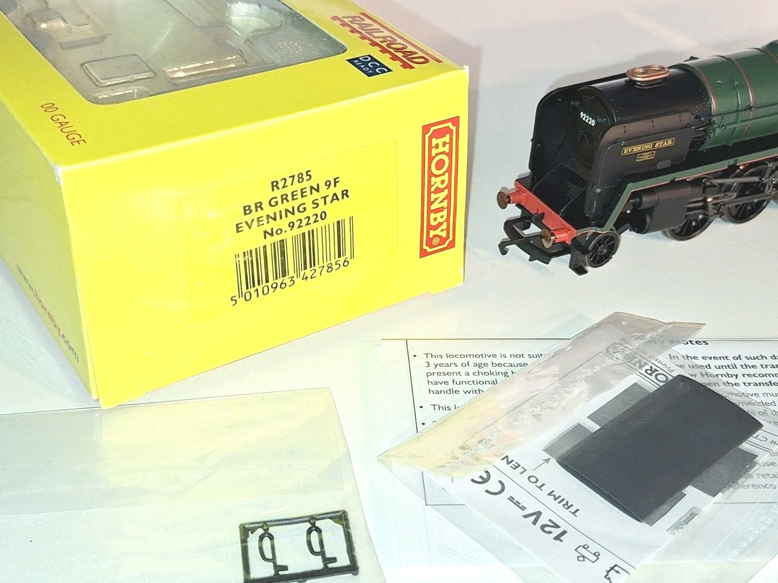 Hornby R2785 DCC Ready BR 9F Loco #92220. New Old Stock. Mint Cond. Boxed. OO