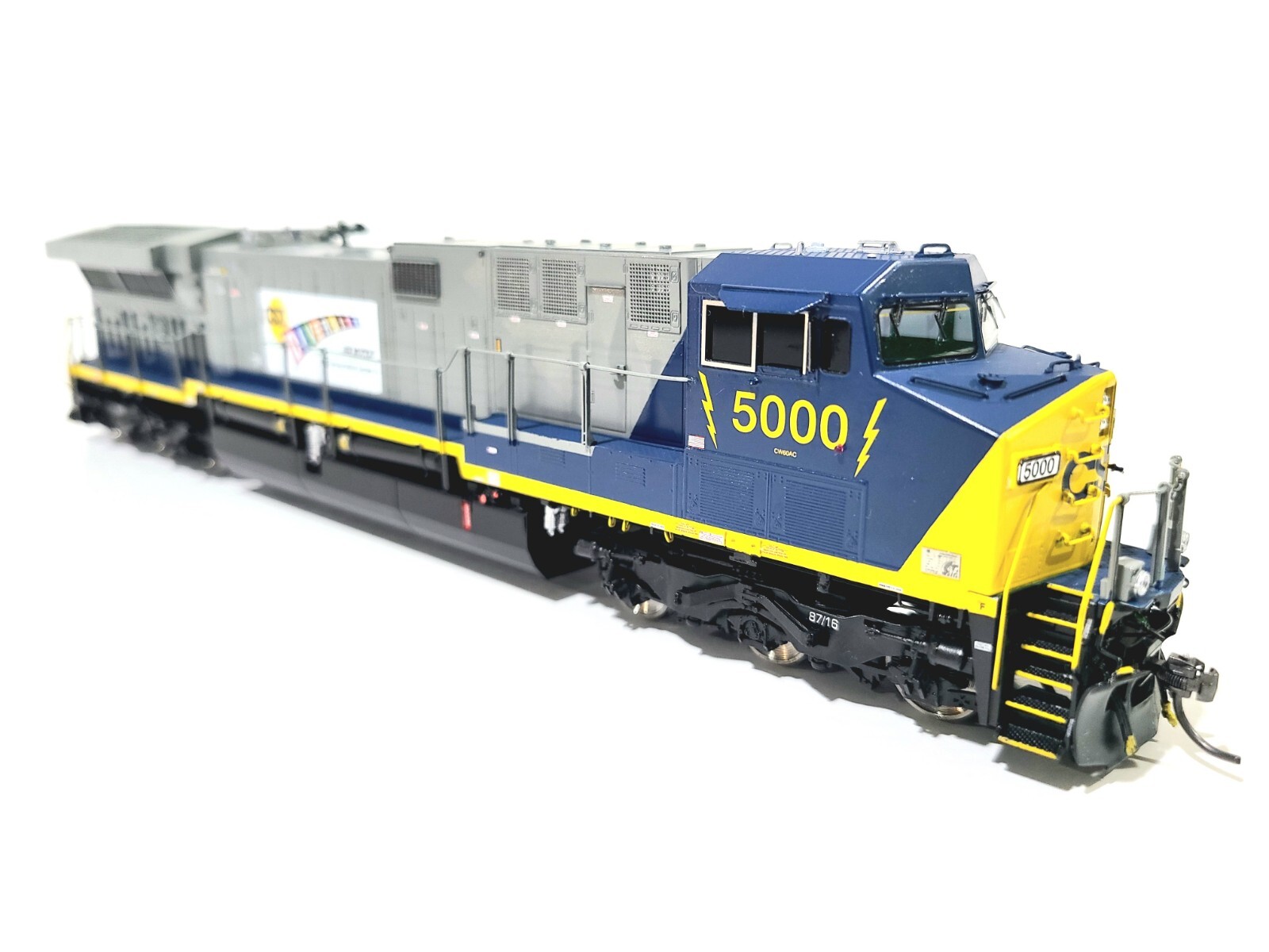 Overland OMI CSX GE C60AC CSX Transportation Diversity #5000 HO Brass #6586.1
