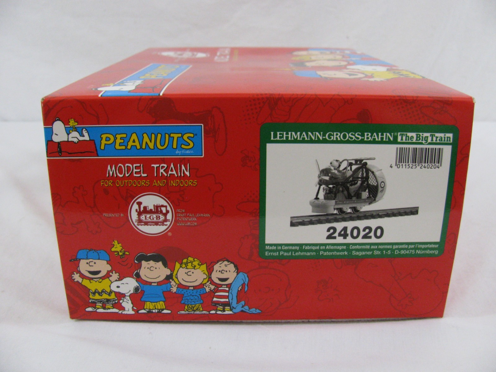 Lehmann LGB G Scale Motorized Peanuts Snoopy Flyer #24020 EX