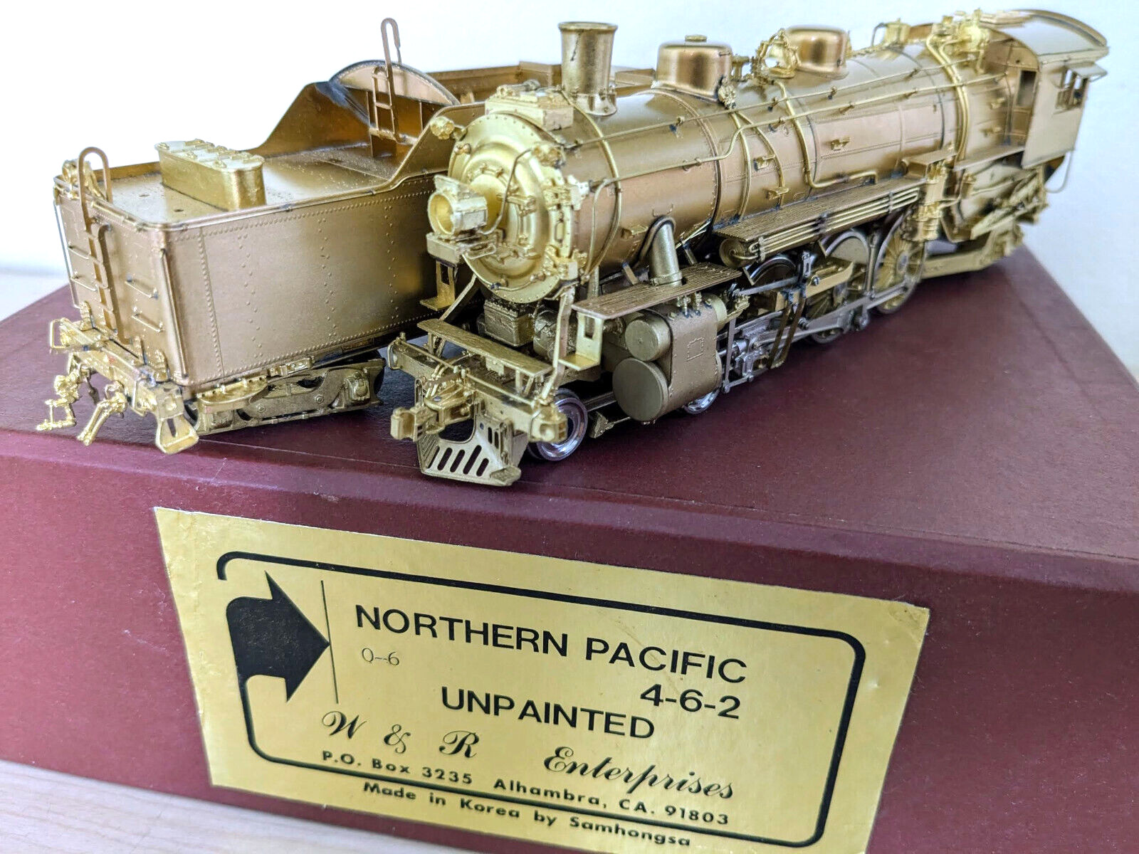 1 OF ONLY 20! *LNIB W&R BRASS NP NORTHERN PACIFIC CLASS Q-6 4-6-2 HO *RUNS G@@D!