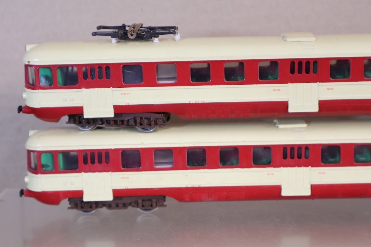 POCHER 810/2L/PO FS TIPPO CLASS ALe 803 ELECTROMOTRICE LOCOMOTIVE 2 CAR SET op