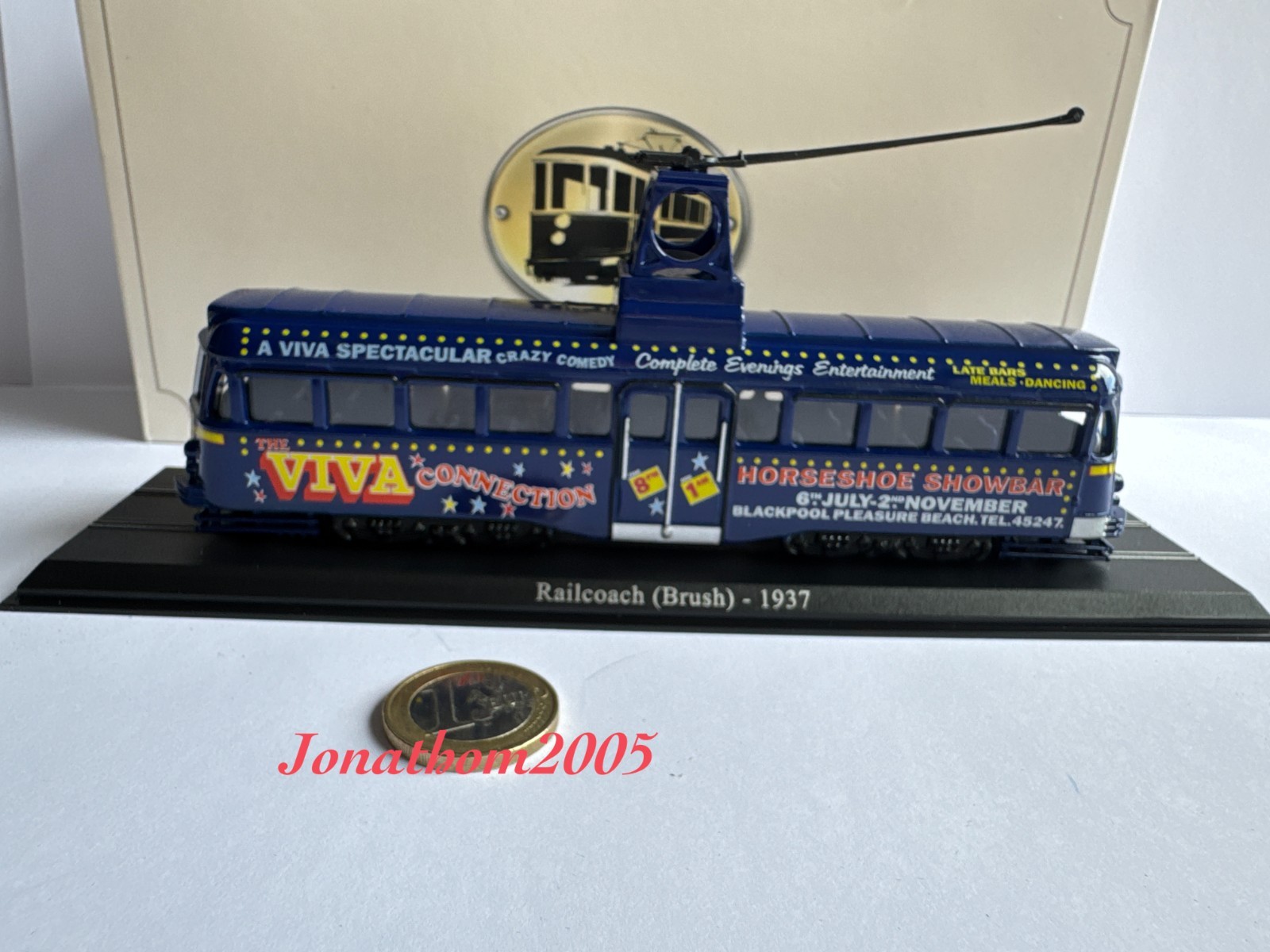 Atlas Tramways Collection No. 21 Railcoach Brush Blackpool 1937 1/87 HO