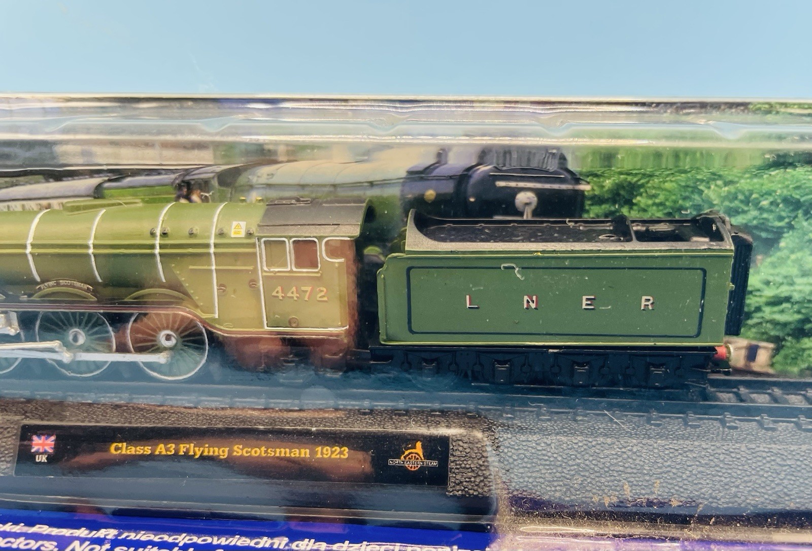 Delprado N Scale Class A3 Flying Scotsman Locomotive, Static / Display Only, New