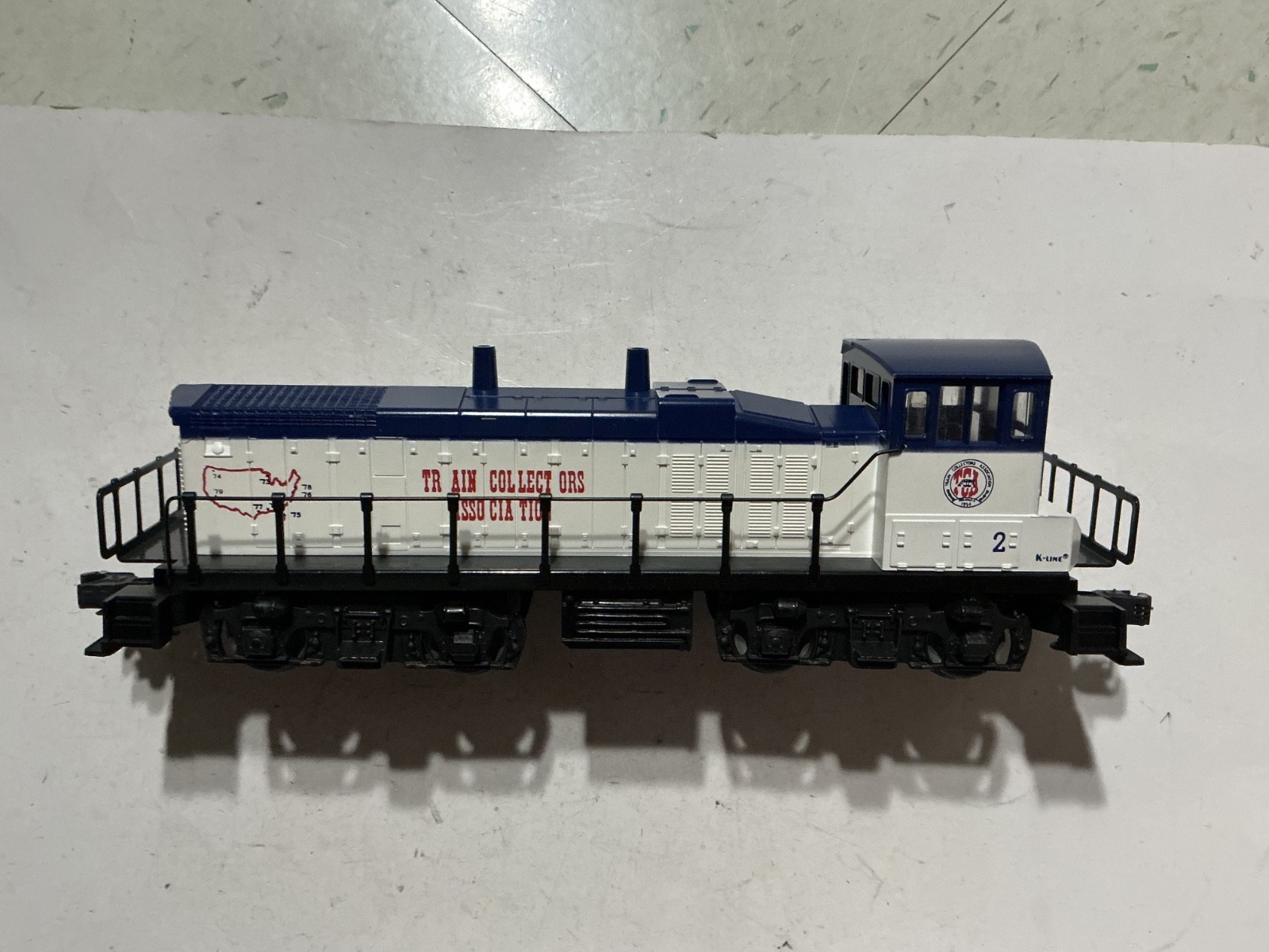 K-LINE O-GAUGE K-2222 TCA MP-15 DIESEL LOCOMOTIVE #2. NIB.