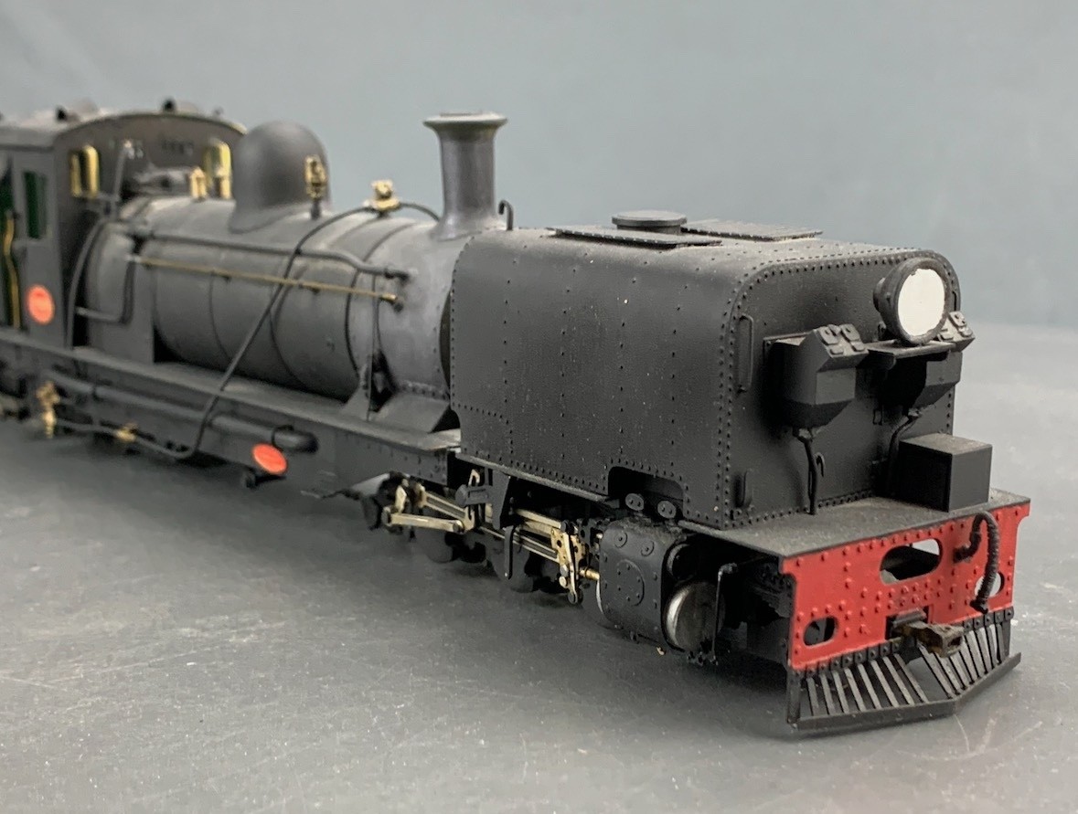 1:43 7MM On2 Backwoods Brass NGG16 Class 2-6-2+2-6-2T Beyer-Garratt RTR O3278