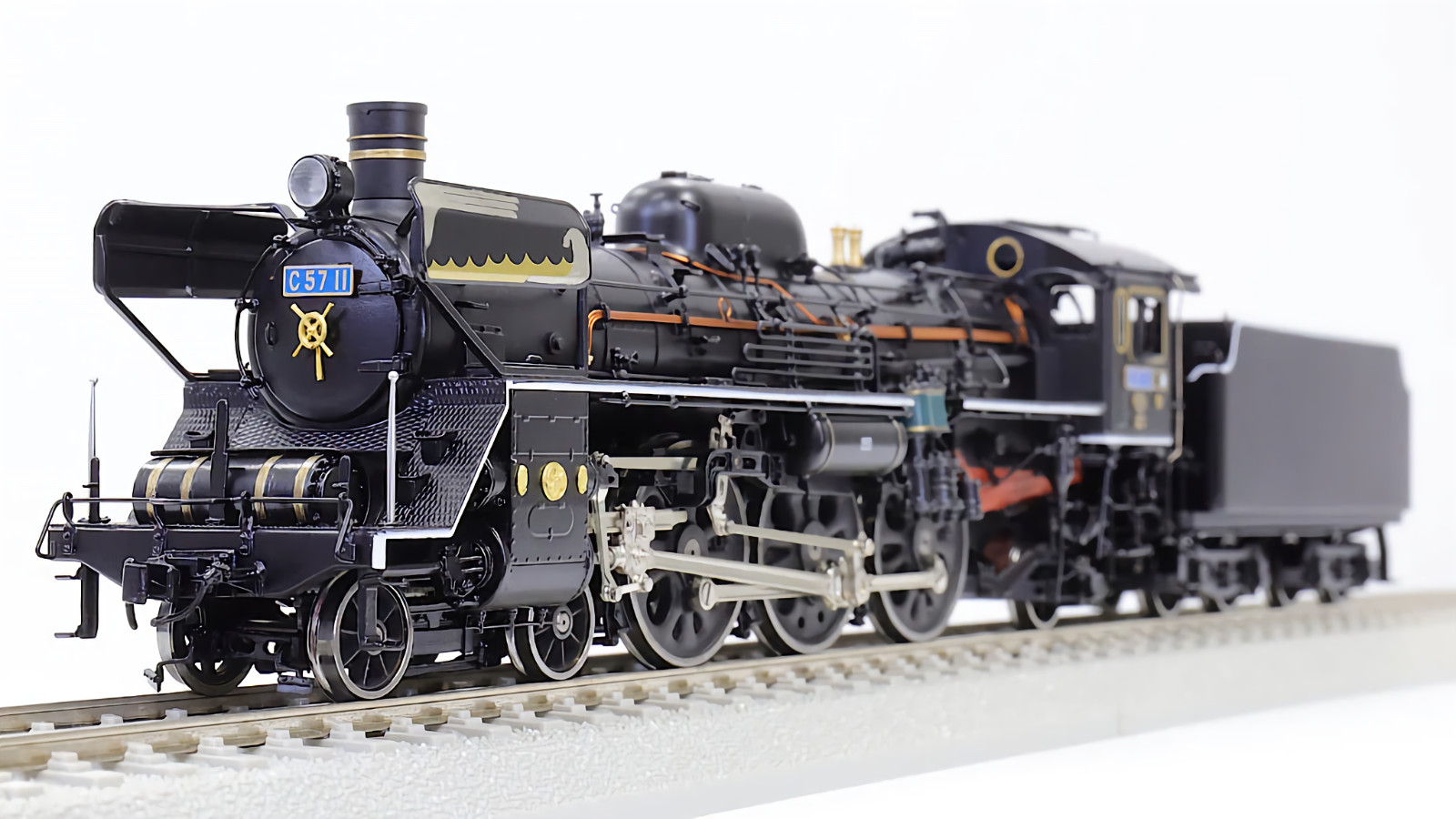 HO Gauge Tenshodo JNR C57 Steam Locomotive #11 Express Kamome Leading Engine H0