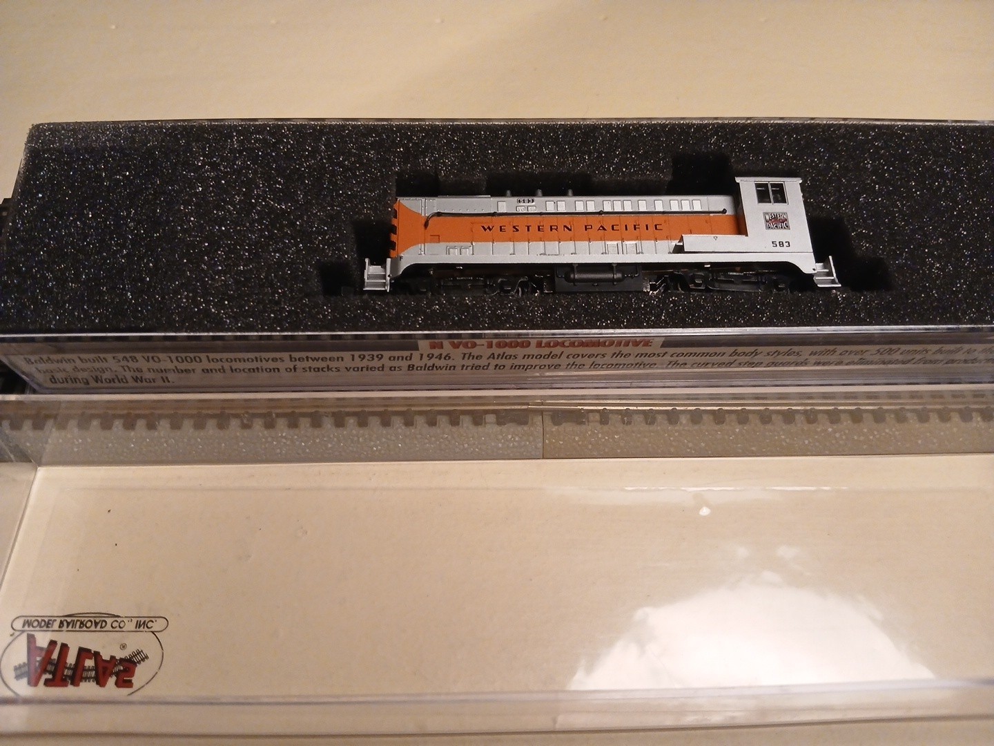 #51025 BALDWIN WP #583 VO-1000 W/O STEP GUARDS-N-Scale ENGINE ACCUMATE NON-DECOD