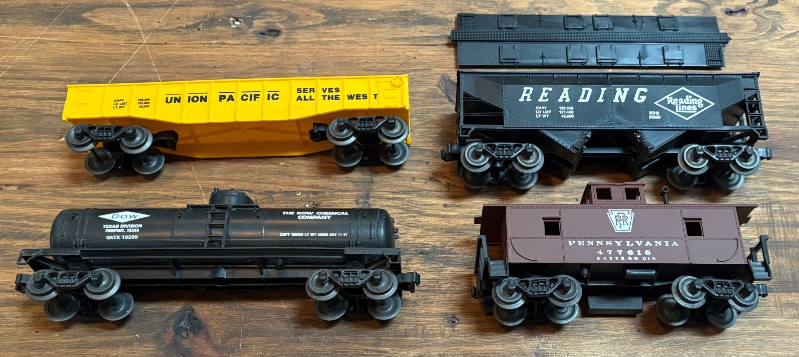 Williams by Bachmann O Gauge PRR F7 Diesel Locomotive Set Tested & Working #2012