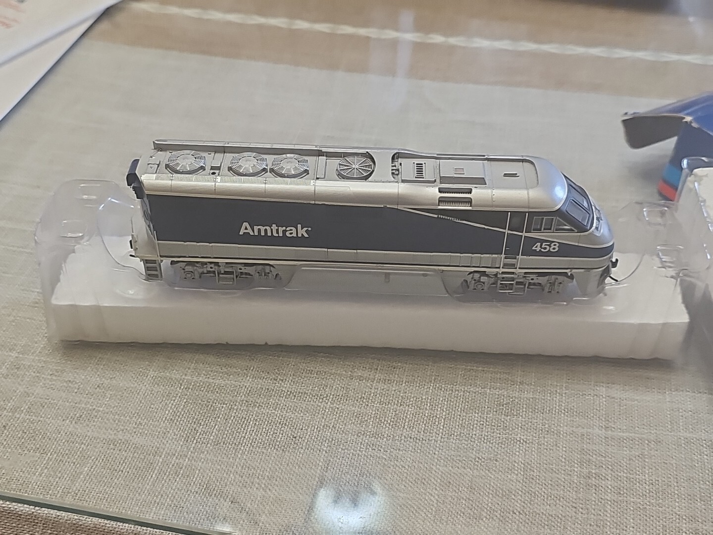 ATHEARN HO SCALE F59 #2627 AMTRAK #458 IN ORIGINAL BOX GREAT CONDITION CC1