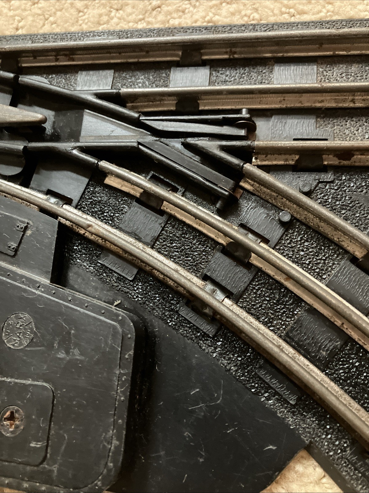 Vintage Marx O27 Manual Control Switch Train Track