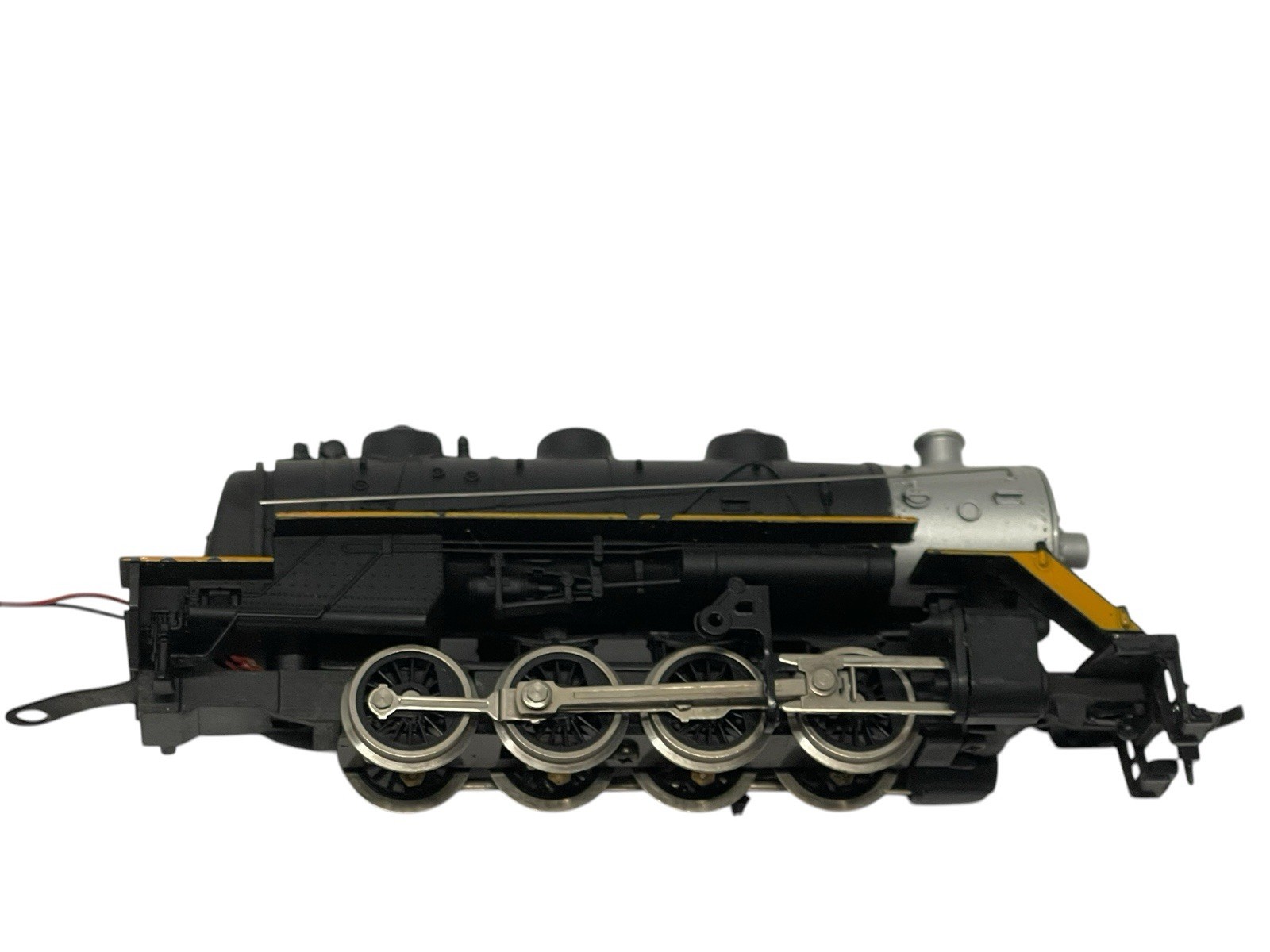 Vintage Clementine Steam Locomotive W/Tender – black & Gold Model Train Untested