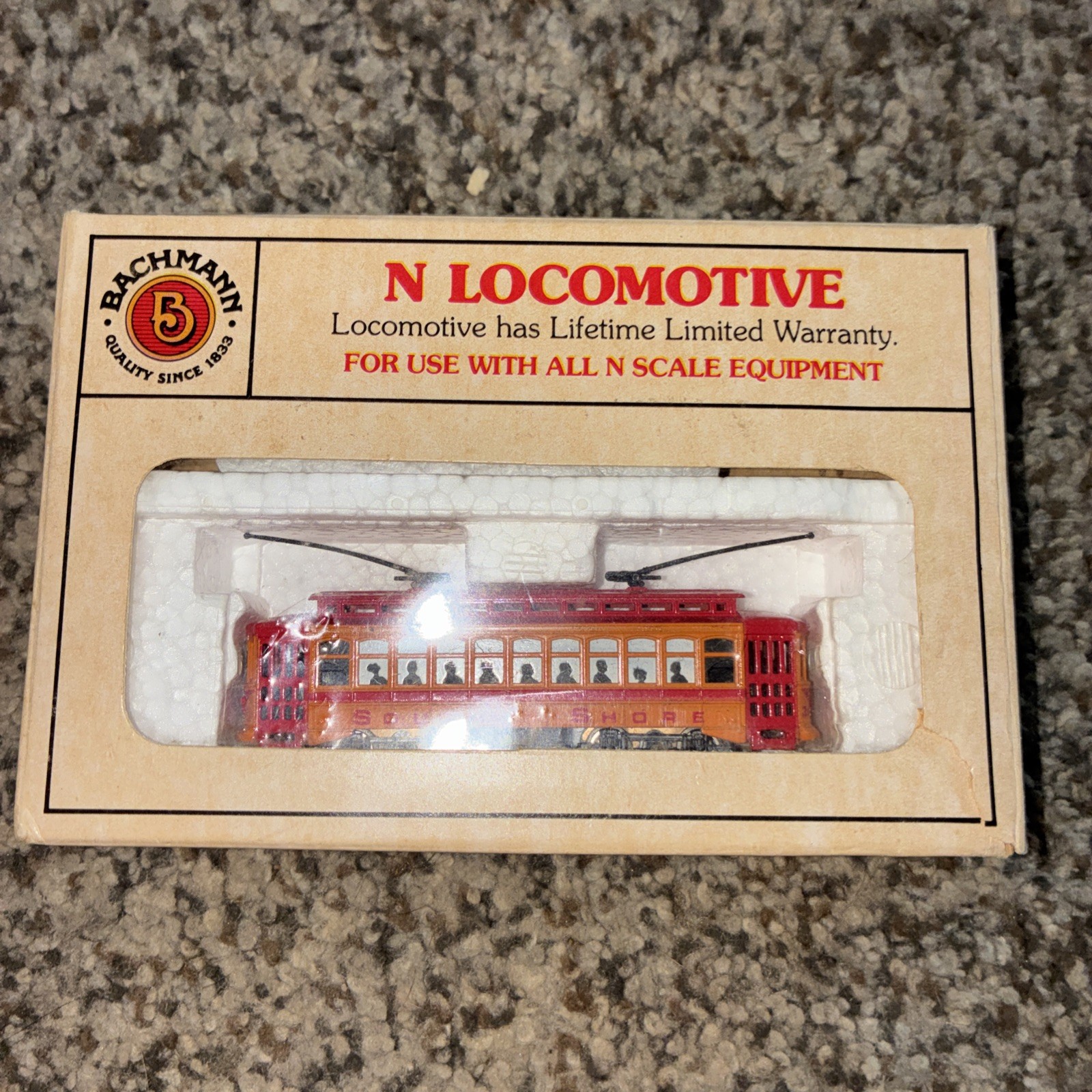 VINTAGE BACHMANN N Scale BRILL TROLLEY LOCOMOTIVE track tested