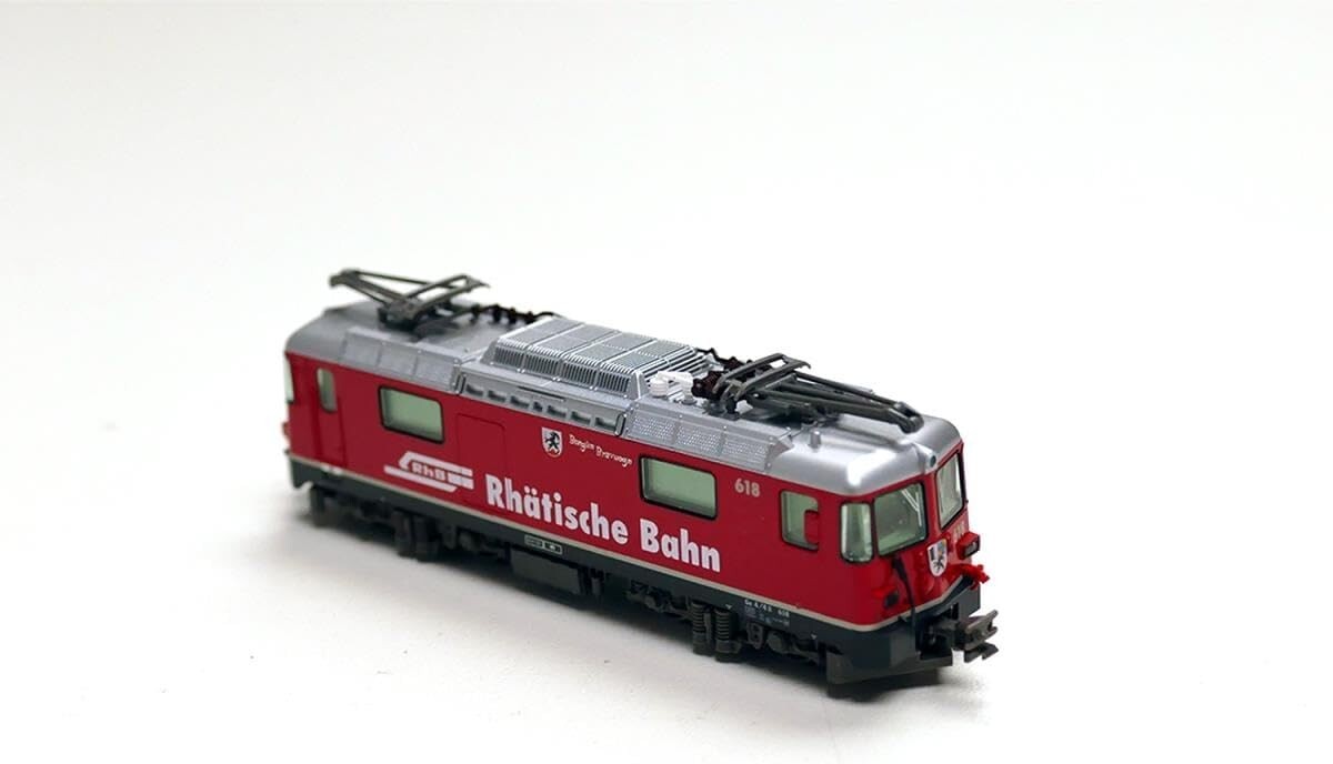KATO N Gauge Alps Locomotive Ge4/4-II RhB Logo 3102-3 Railway Model Electric Loc