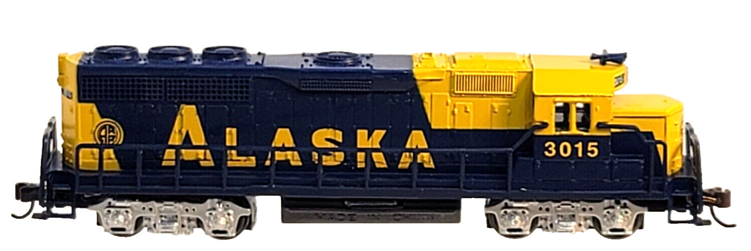 N Bachmann 63598 Alaska EMD GP40 Diesel Loco #3015 (Tested) knuckle cplrs NIB