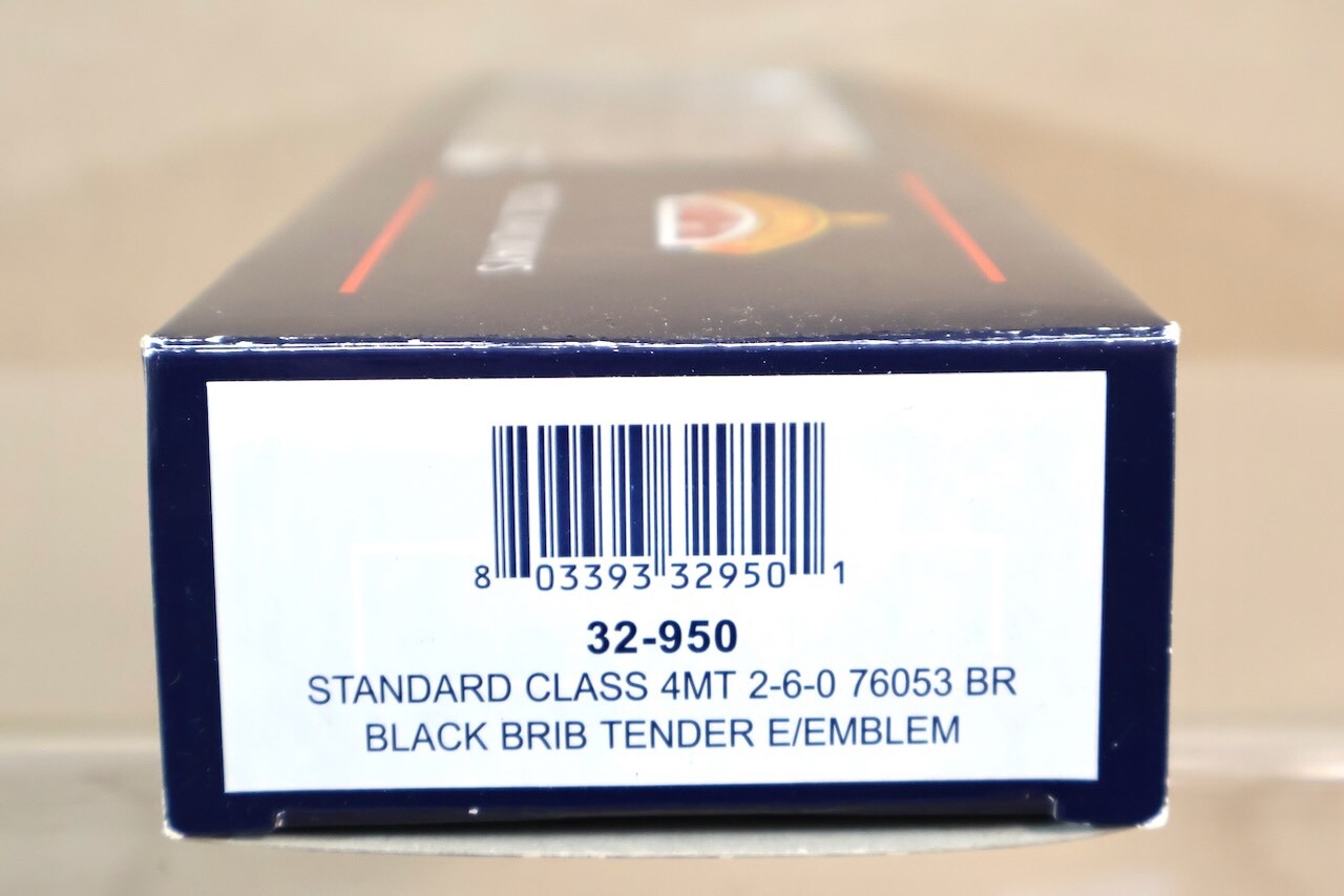 BACHMANN 32-950 DCC READY BR 2-6-0 STANDARD CLASS 4MT LOCOMOTIVE 76053 BOXED oj