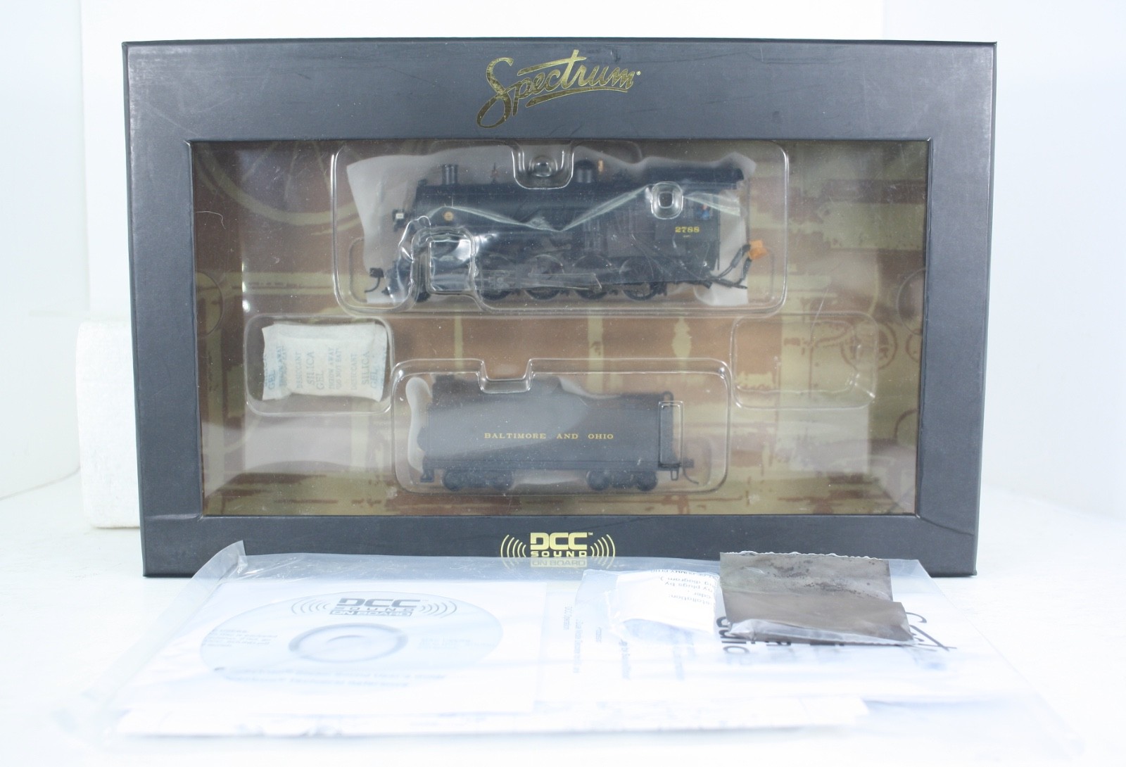HO Scale Bachmann Spectrum 84502 Baltimore & Ohio 2-8-0 Consolidation DCC Sound