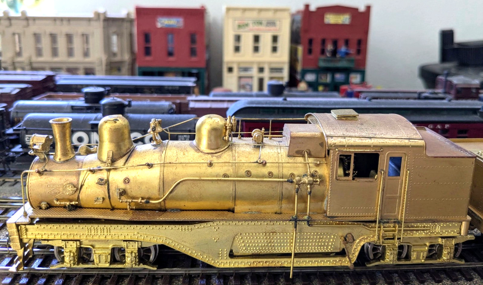 SUPER RARE! THE TRAIN SHOP KTM BRASS WM #6 3-TRUCK SHAY HO *BACKHEAD *RUNS G@@D!