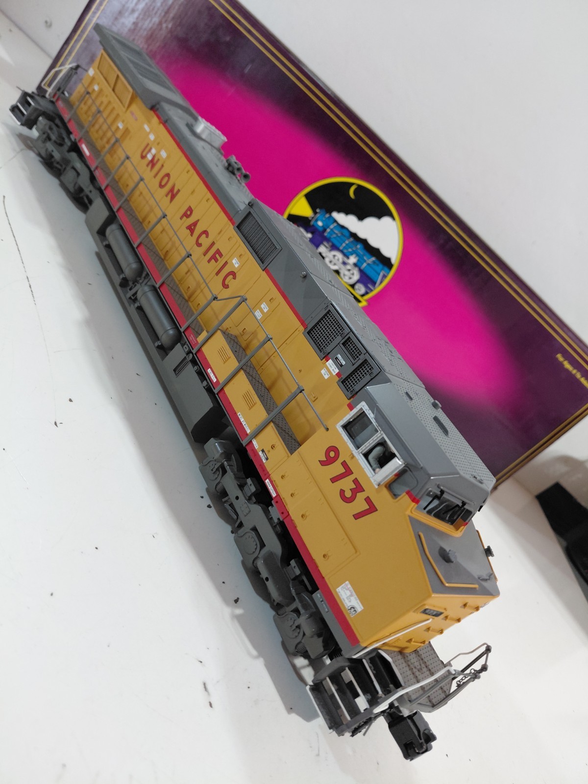 MTH 20-2270-1 O Gauge Model Railroad Union Pacific Dash-9 PS2 Diesel Engine wBox