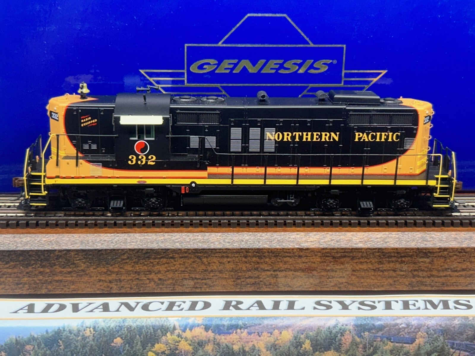 NORTHERN PACIFIC GP9 LOCO- DCC/TSUNAMI SOUND HO Scale -“GENESIS” NEW RTR OOP