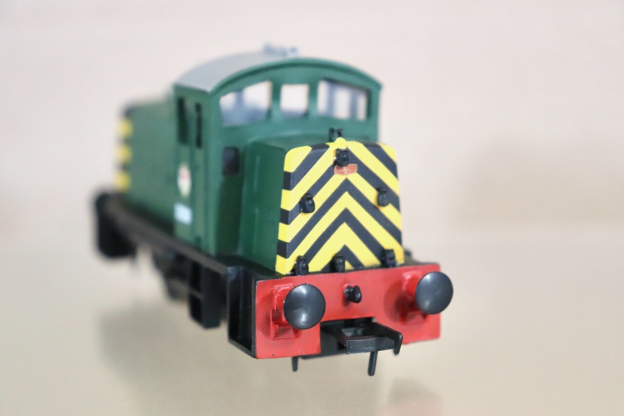 BACHMANN SILVER FOX MODELS KIT BUILT BR GREEN RUSTON CLASS 07 DIESEL LOCO D2991