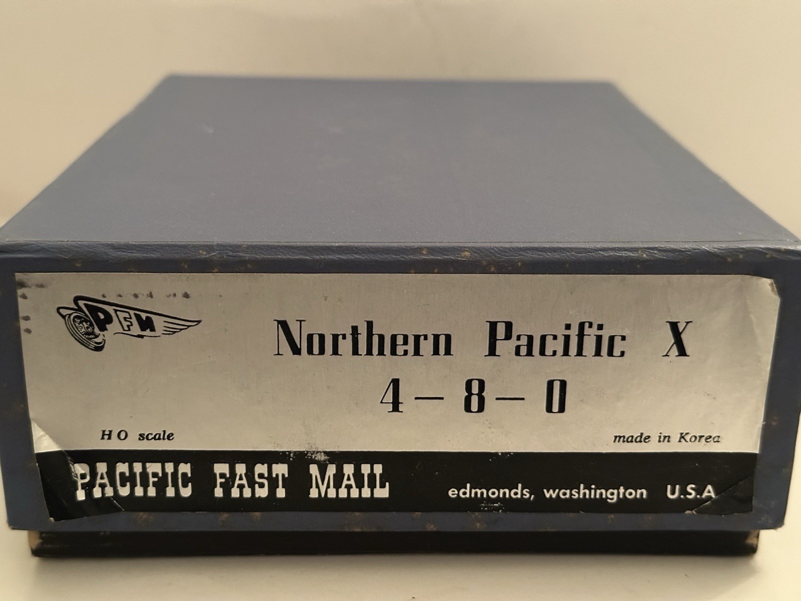 Pacific Fast Mail HO NORTHERN PACIFIC X 4-8-0 BRASS STEAM LOCOMOTIVE
