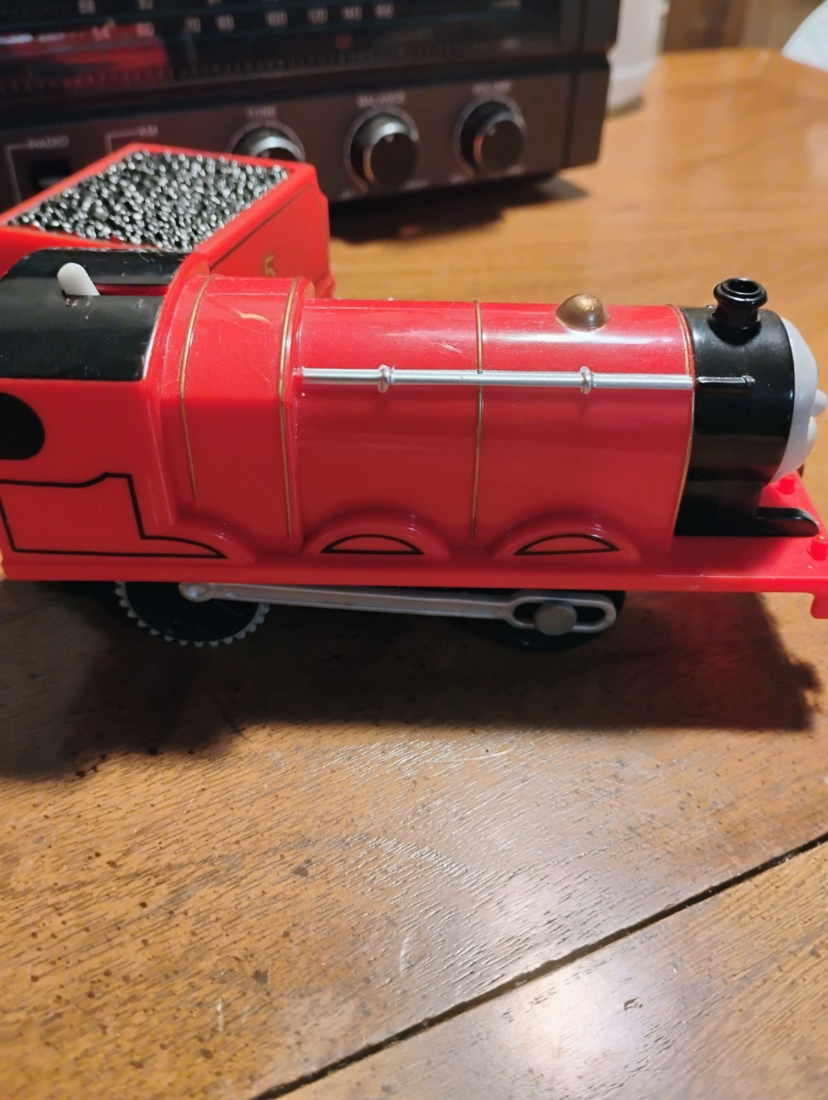 Thomas & Friends James #5 Red/Black Steam Locomotive, Track Master